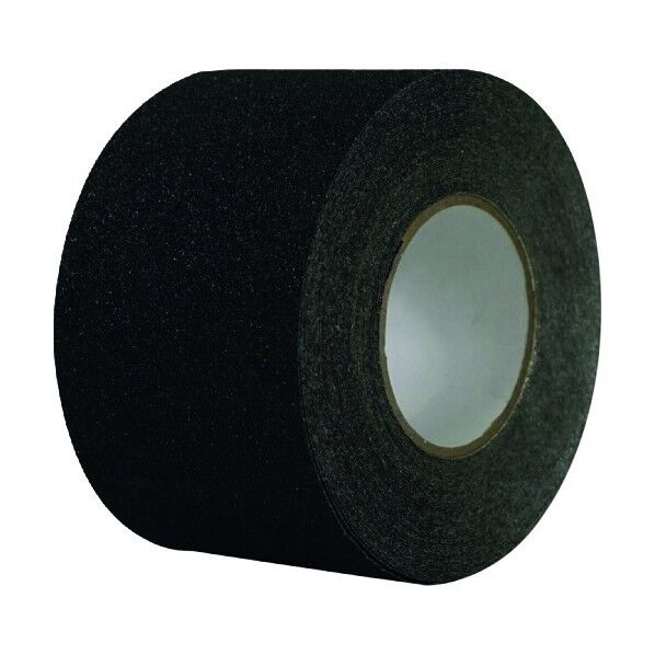 アルミ滑り止めテープ 幅100mm×18m 黒 14452 1点