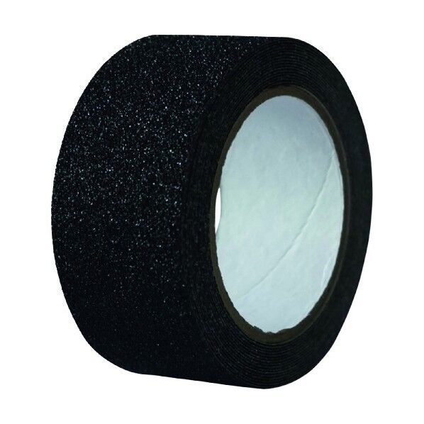 樹脂 非鉱物粒子 滑り止めテープ 幅50mm×18m 黒 14454 1点