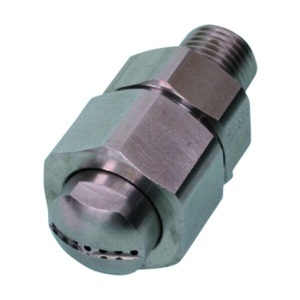 多孔扇形エアーノズル HFシリーズ ステンレス鋼303製 1/4オス Φ1.2 1/4M HF 7-012 S303 1点