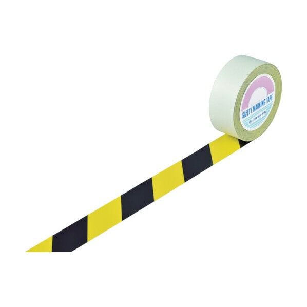 ラインテープ ガードテープ 黄/黒(トラ柄)