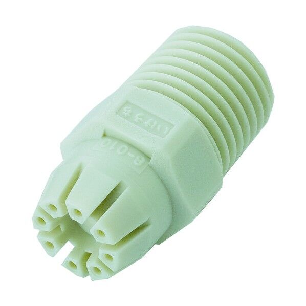 ラウンド型エアーノズル PP樹脂製 1/4オス mm1.0