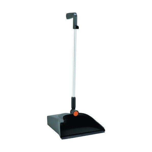 緑十字 2WAYちりとり ダークグレー 全長:660/678mm 幅:272/121 ポリプロピレン製