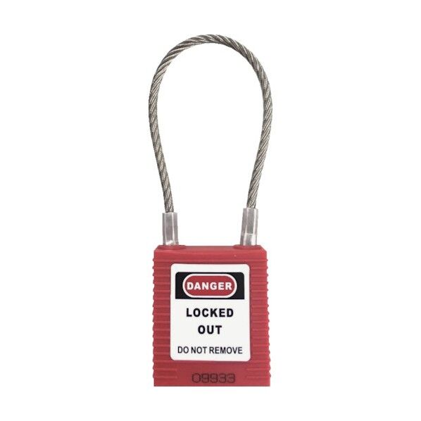 ロックアウト用ケーブルパドロック