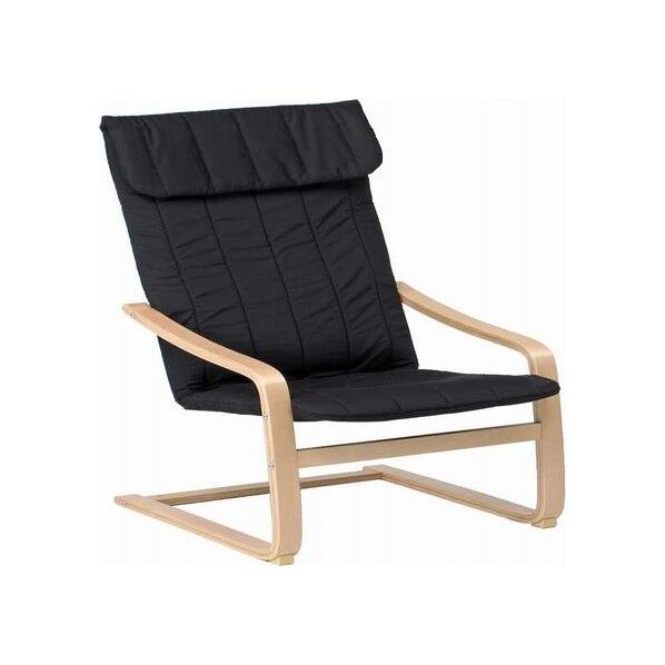 リラックスチェアースリム ブラック 便利グッズ(文具・OA機器) 84055 A1041E 1台