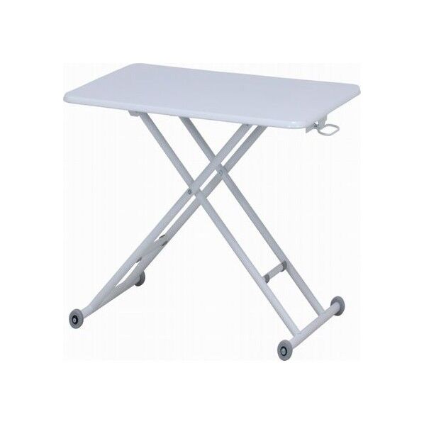 ガス昇降式テーブル ホワイト 便利グッズ(文具・OA機器) 74709 HK-5011-526 WH 1台