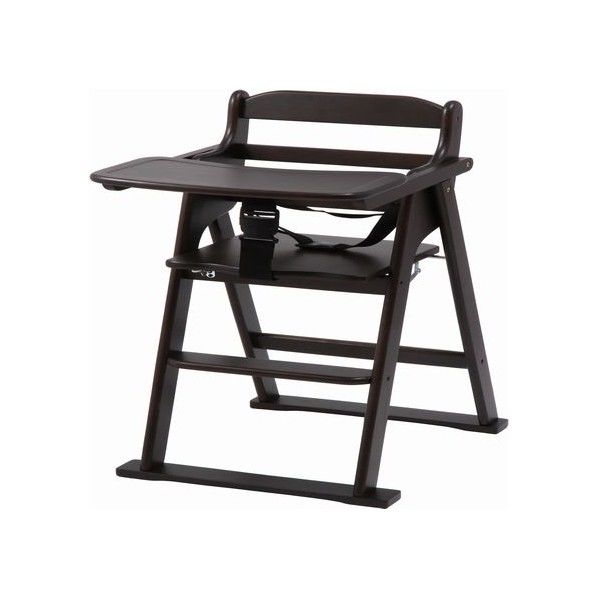 木製折り畳みベビーチェアー ブラウン 便利グッズ(文具・OA機器) 17333 BHC500 1台