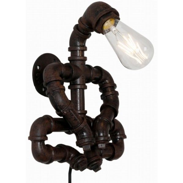 水道管 1灯ブラケット 座禅人型 XS180263 1台