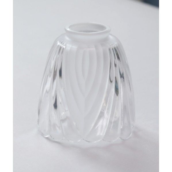 ランプ傘 チューリップ型クリア シェード・ロールアップスクリーン 1個