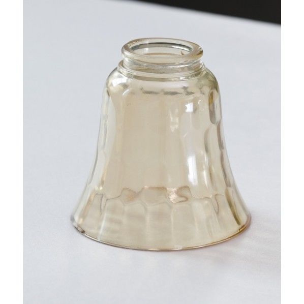 ランプ傘 エンボス アンバー シェード・ロールアップスクリーン 1個