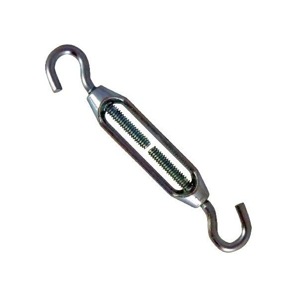 ダイカスト ターンバックル 両フック メッキ DT6 1個