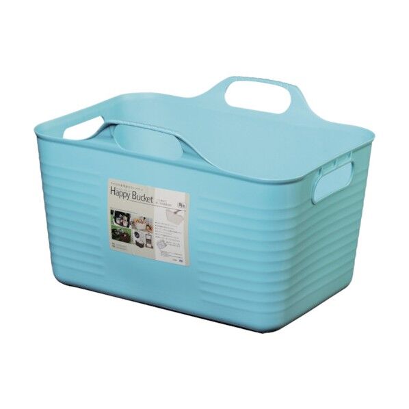 ハッピーバケット 角 1507 S型 ブルー 375×293×244 150718 1点