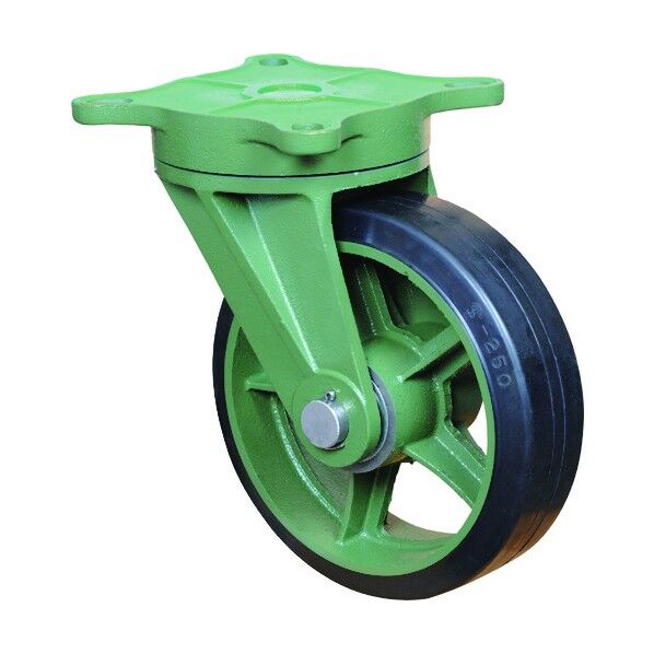 重荷重用AVG・牽引用キャスターゴム車 150X75TSRB 1点