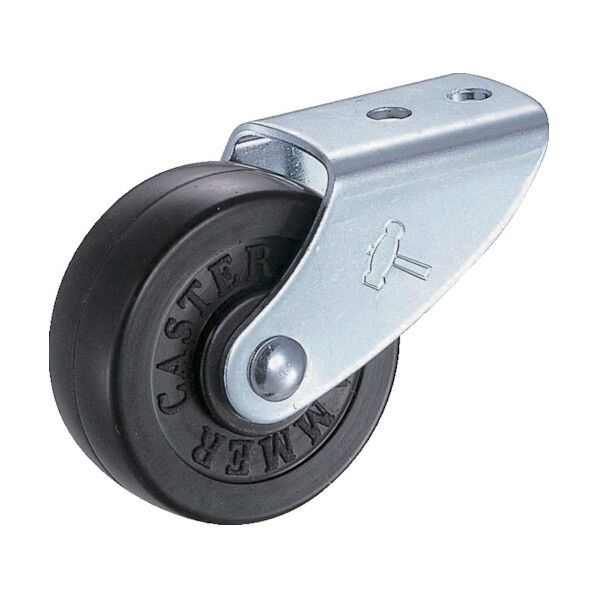 プレート式低床式キャスター 155シリーズ (ゴム車)