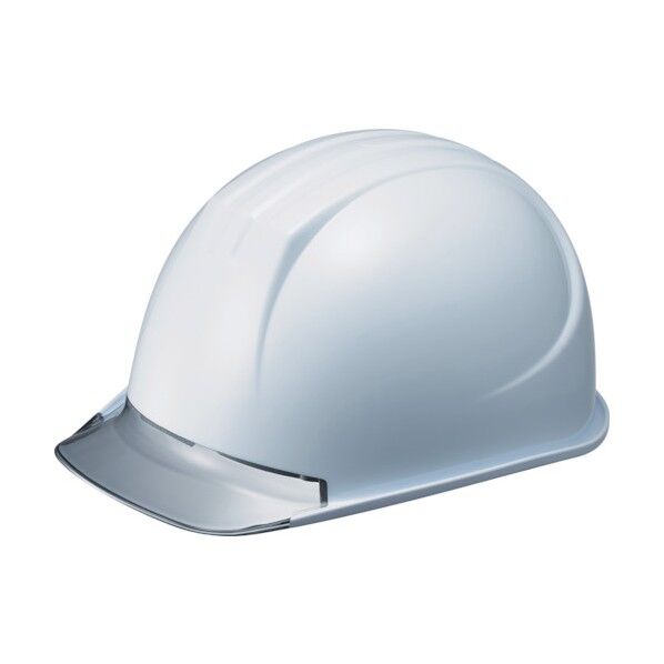 タニザワ 特大型ヘルメット 溝付 透明ひさし付