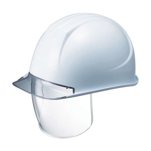 タニザワ 特大型ヘルメット シールド面付 溝付 透明ひさし付