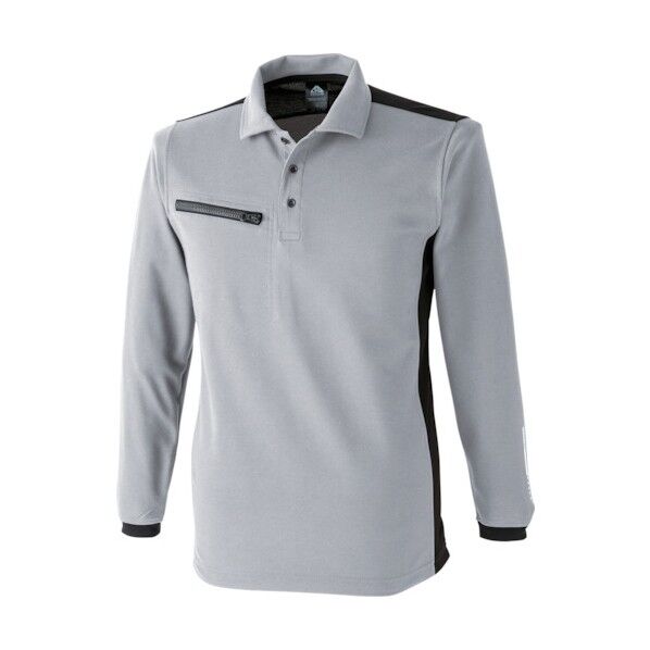リフレクション長袖ポロシルバーSS 1710-26-SS 1点