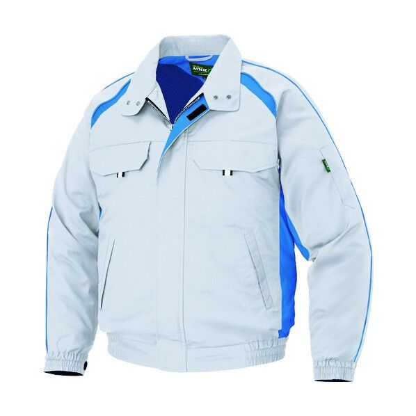 長袖ブルゾン(空調服TM)(男女兼用) AZ1799-003シルバーグレーS 003シルバーグレー S 1799 1