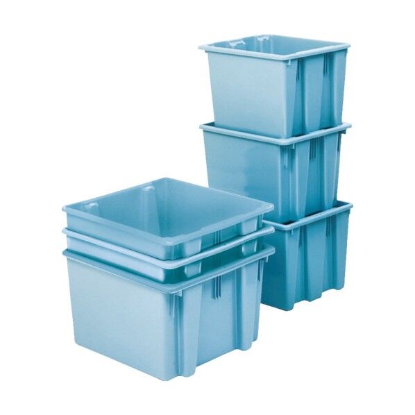 ラバーメイド パレトートボックス グレー 597 x 495 x 254 mm 1点