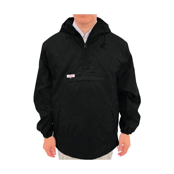 17355 フード付き中綿キルトかぶりヤッケ ブラック4L 17355 BK 4L 1枚