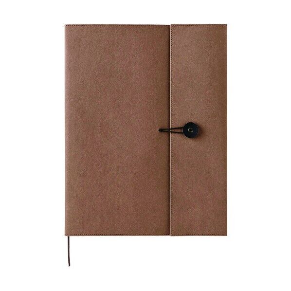 キングジム ファイルカバ- クラフト A4チヤ 1935KF-E 1個