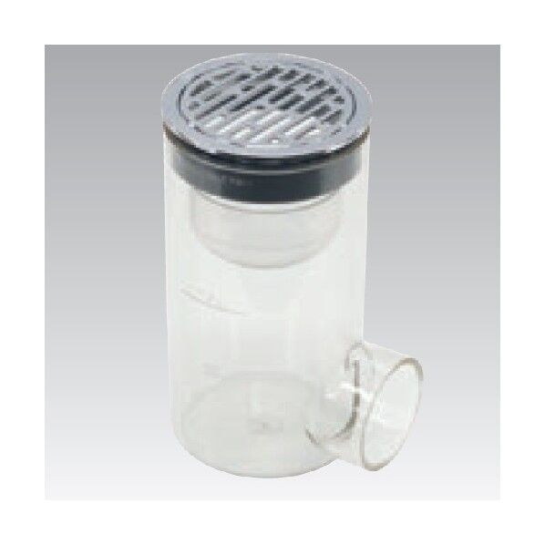 スーパートラップ付目皿(浅型)D-ZL付VP・VU兼用 DZL-STS-PU 50x50 1個