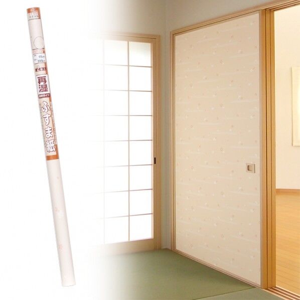 再湿鳥の子襖紙 95cmx203cm FT-655 2枚