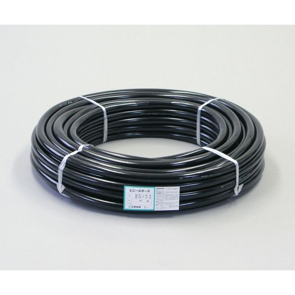 農園芸ホース 50mカセ巻 ブラック 25mm×31mm×50m NE-2531 50BK 1個