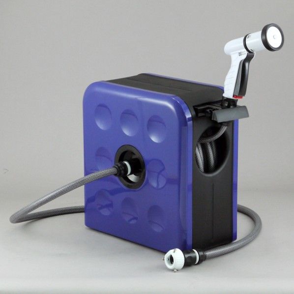 S-BOXリール 本体:ブラック側板:プレミアムブルーホース:ブラック×クリアー サイズ:18.5×36×33.5cm散水ホースサイズ;内径:12mm 長さ:20m給水ホースサイズ:1.0m SBX-Q202R 1個