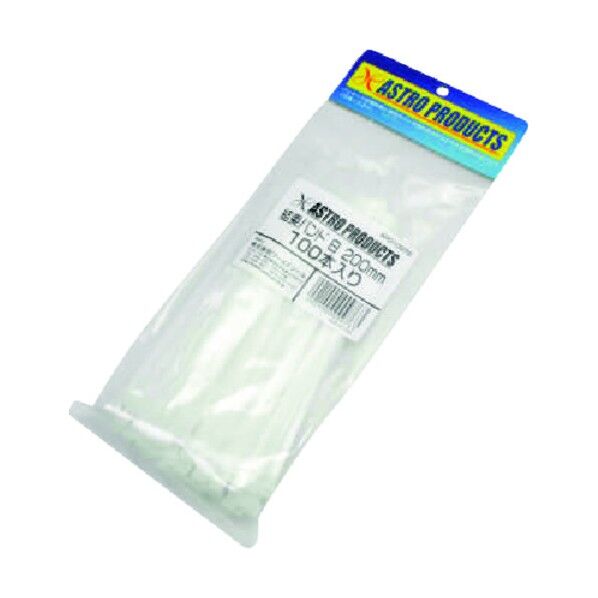 AP 結束バンド4.5×200mmホワイト(100本入) 白 2001000009763 100袋