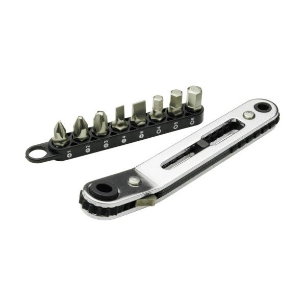 9PC 薄型ベントラチェットハンドルセット 02-22769 1点