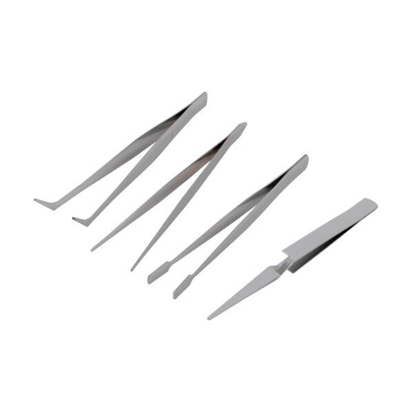 4PC ピンセット 2002000014733 4S
