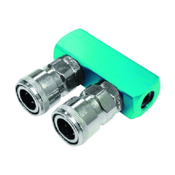 2連エアソケット 水色 2004000009146 1個