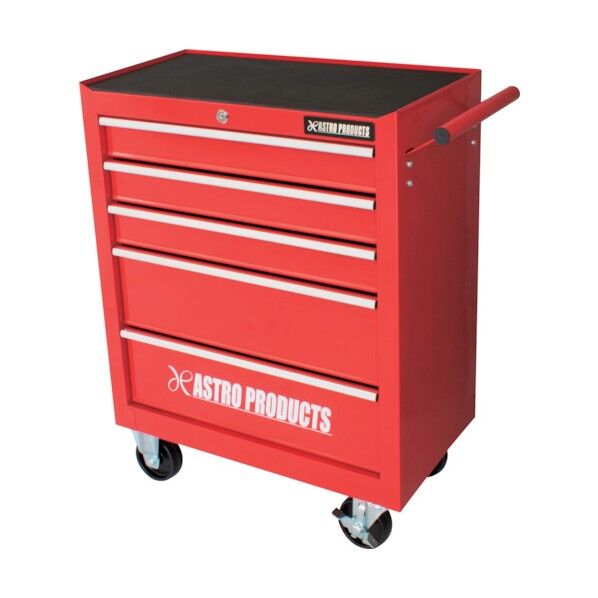 AP ミニキャビネット RC912 5段 レッド 2003000009125 1点