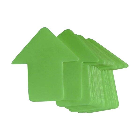 蓄光ステッカー 76×70mm 矢印型 20160 20枚