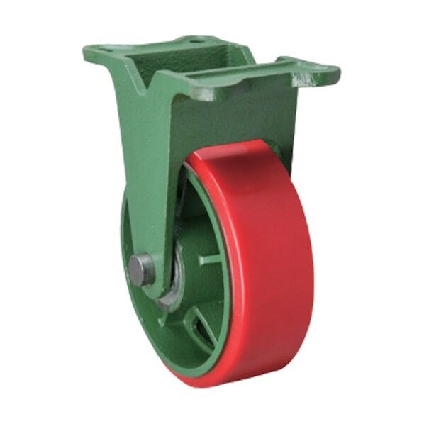 幅広型固定金具付ウレタン車輪 200X50 200X50TKULB 1点