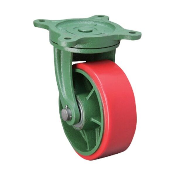 幅広型自在金具付ウレタン車輪 200X90 200X90TBRULB 1点