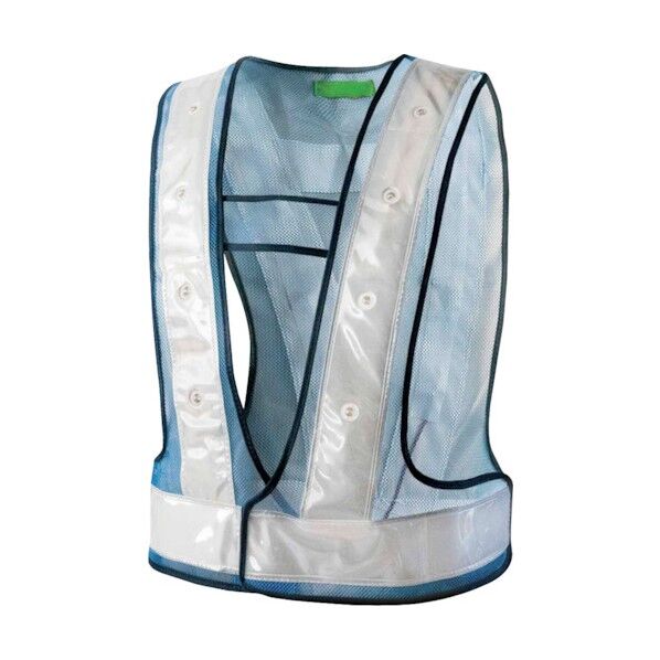 LED電飾ベストブルー/白 青色 2061-WH 1点