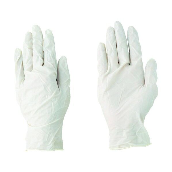 天然ゴム使いきり手袋 粉付 100枚入 ナチュラル M #2031 100枚