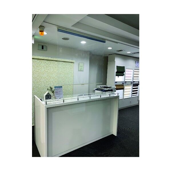 透明ロールスクリーン(プルハンドル付) 20RSPH-CL-120200 1点