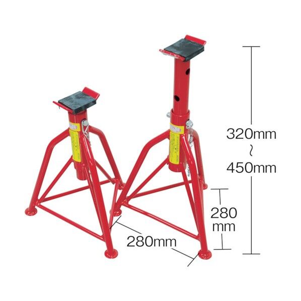 アストロプロダクツ 2TON リジットラック 2脚セット