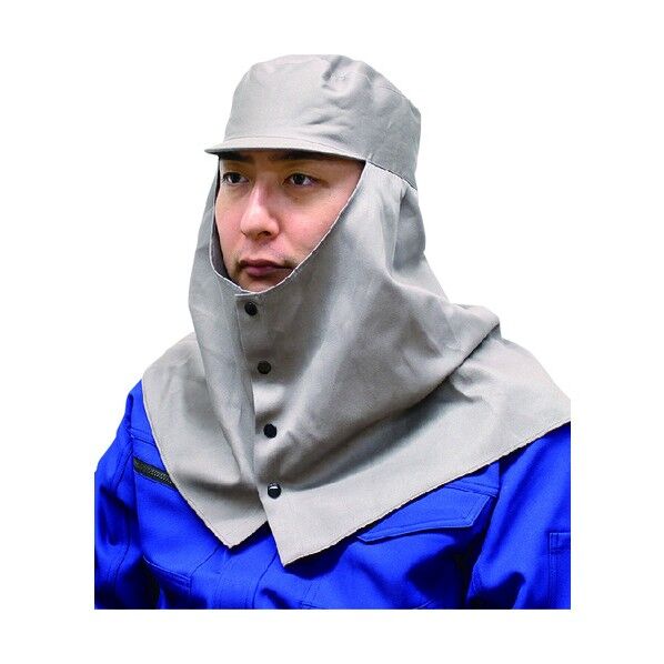 溶接頭巾天丸グレー3号