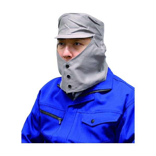 溶接頭巾天丸グレー1号