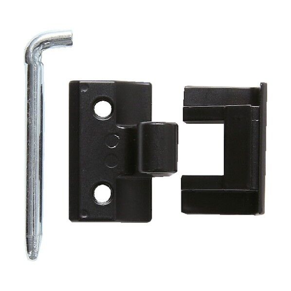 開き抜き差し蝶番(がぶせ扉用)