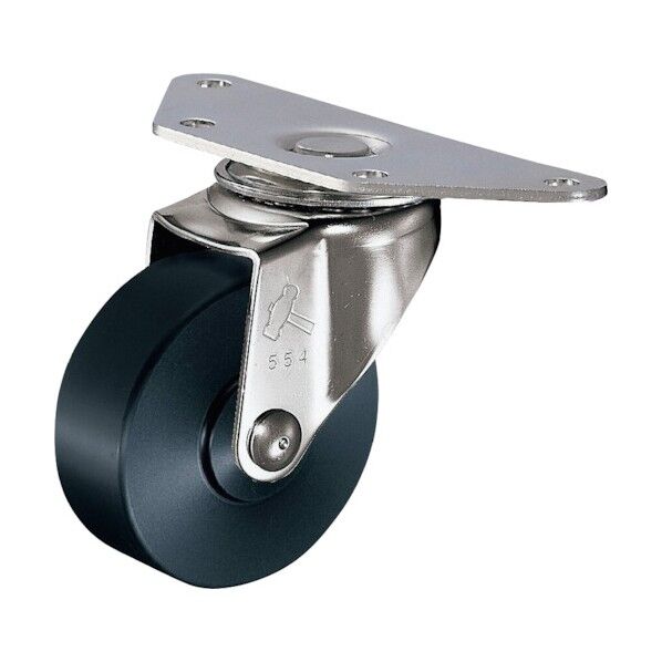 オールステンレスコーナーＥ型自在ＭＣナイロン車５０ｍｍ 220S0E-MC50 1