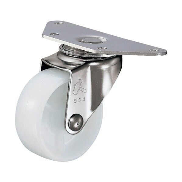 オールステンレスコーナーＥ型自在ナイロン車５０ｍｍ 220S0E-N50 1