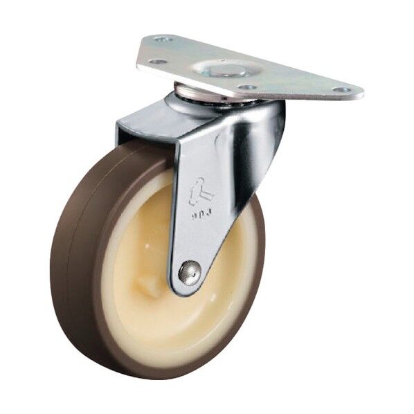 オールステンレスコーナーE型自在ウレタン車75mm 220S0E-UR75 1