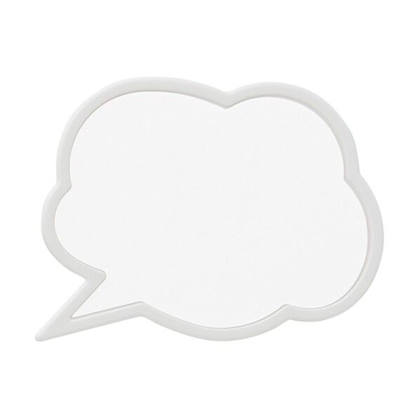 マグネットクリップ Mag-On8101 文字が書けるマグネットクリップ(バブルトーク) W W 225883 1点