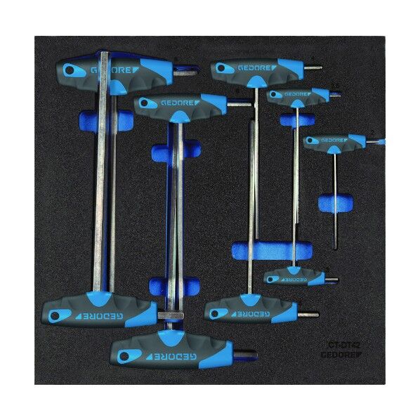 GEDORE T型六角棒レンチセット 1500CT2‐DT2142 1