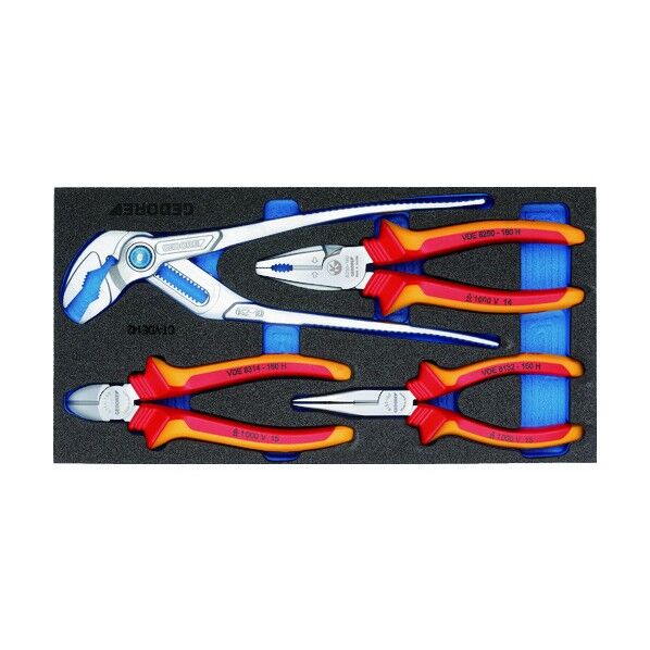 GEDORE VDE絶縁プライヤーセット 1500CT1‐VDE142 1