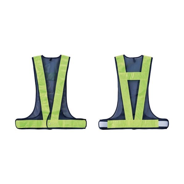 メッシュ安全ベスト(キングサイズ) キングベスト 胴回140/着丈67cm 238018 1個